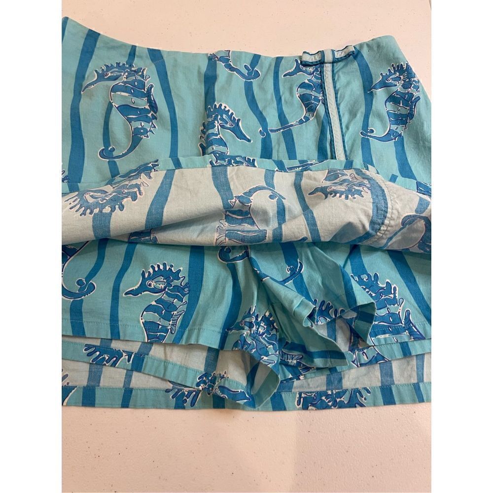 Lilly Pulitzer women’s vintage white label seahorse skort medium - Picture 6 of 6